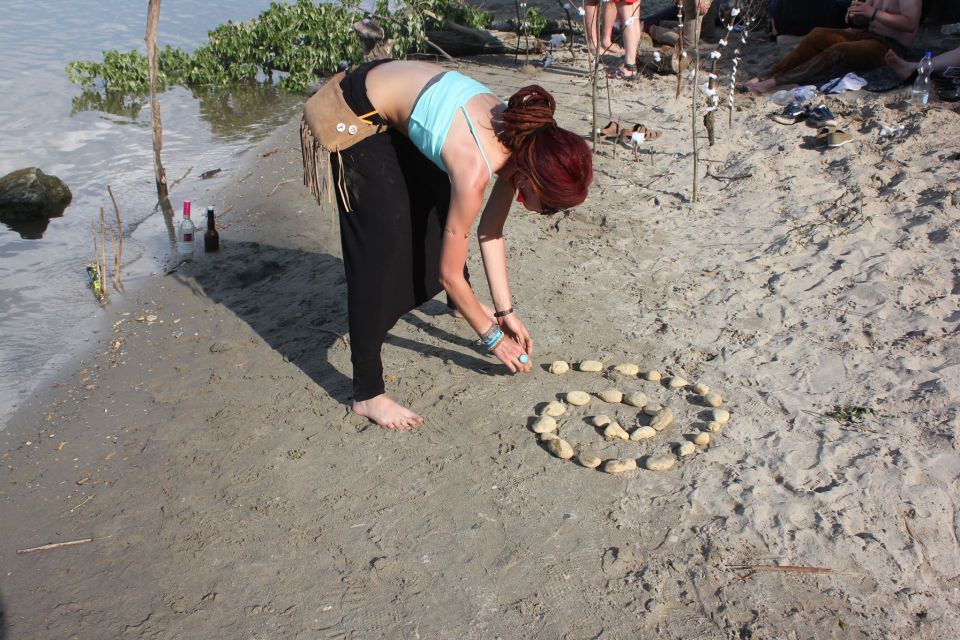 Örömünnep 2018 - Land Art: Spirál készítés és fényfestés